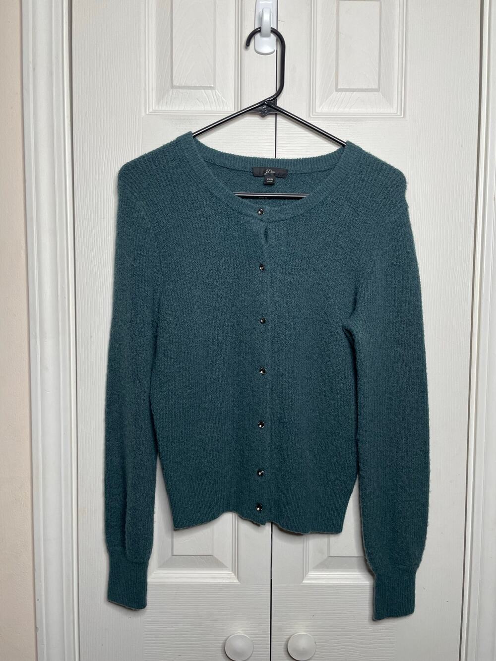 J.Crew Merino Wool Alpaca Blend Cardigan Sweater Size XXS Jewel Buttons